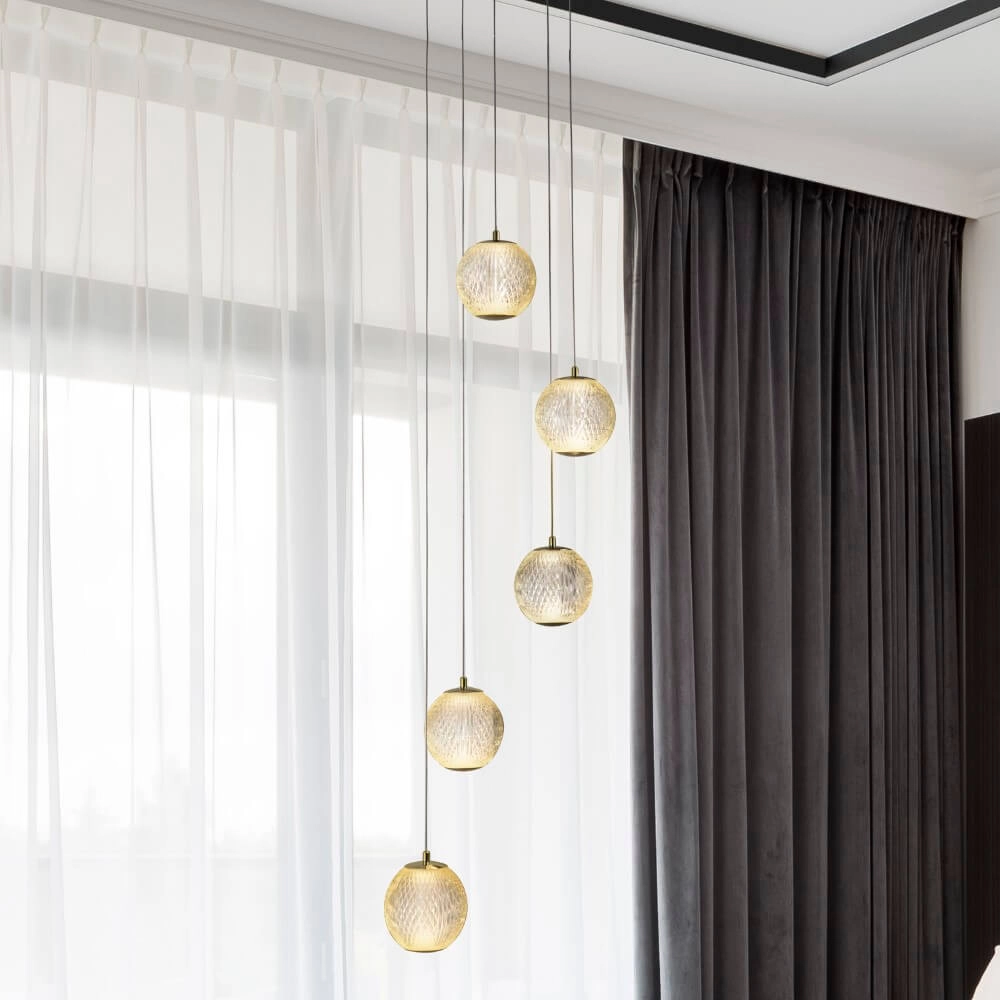 Suspension vide 5 lumières Allure Oriental Searchlight 5053423273990