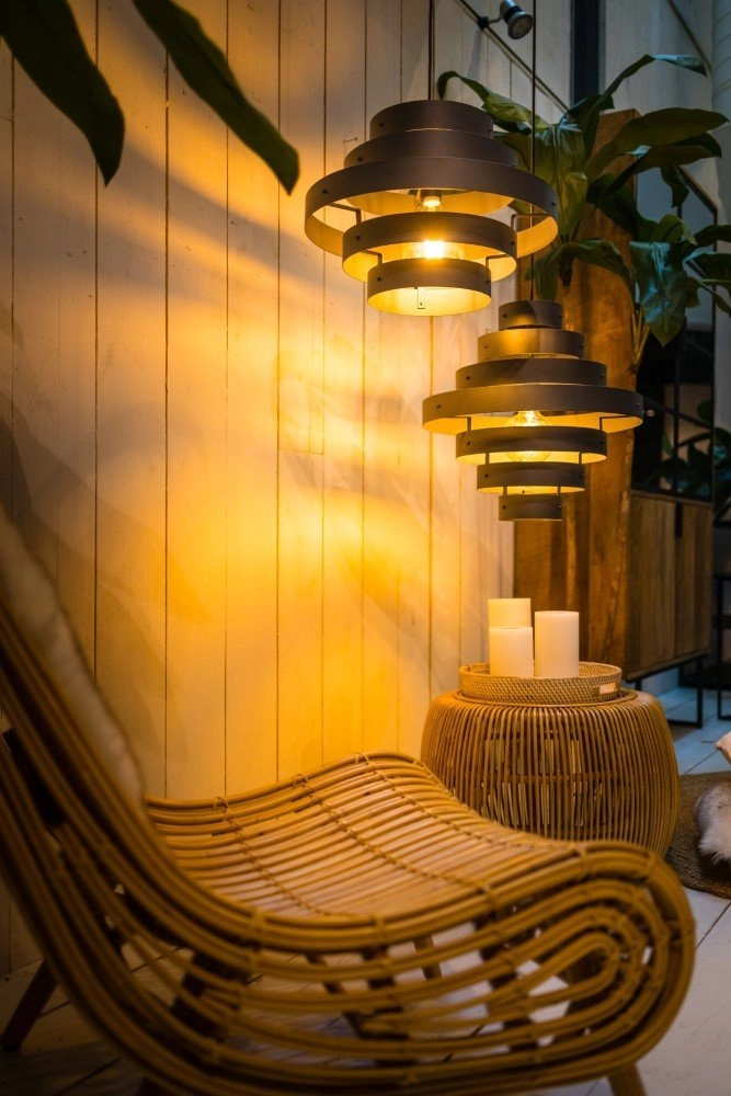 Lampe suspendue noire Blagoon Ø 50 cm ETH 8720195300779