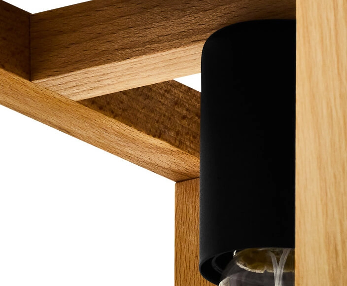 Plafonnier en bois Blackcrown 1 Eglo 9002759321468