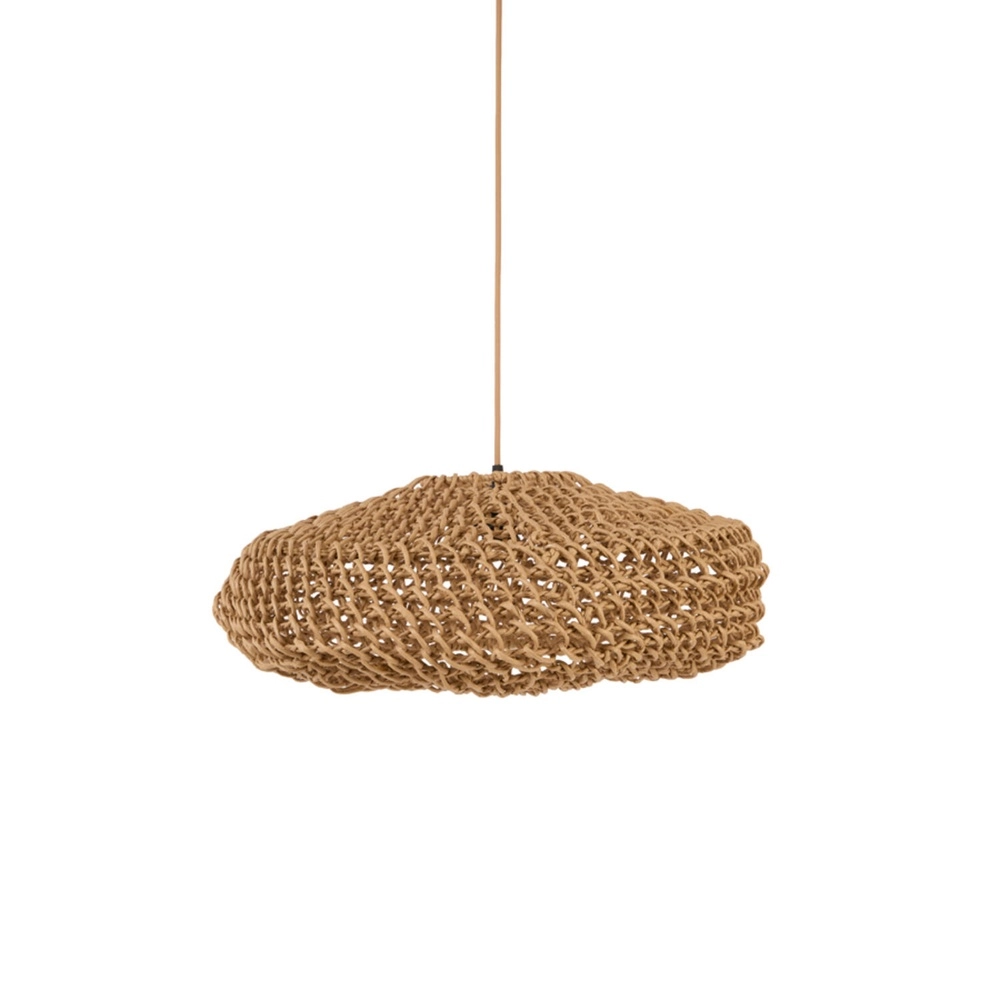 Lampe suspendue Twan Ø 55cm brun