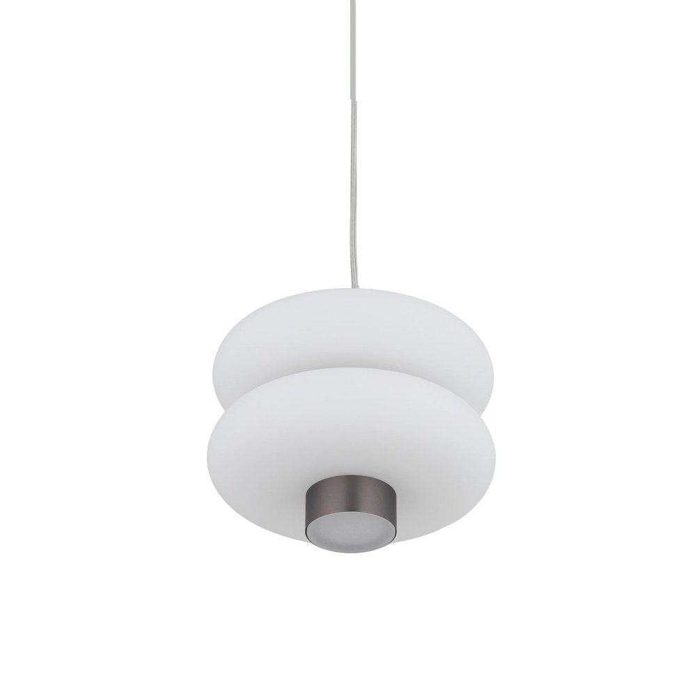 Lampe pendante de conception Lunari Led Ø 16 cm de gris Lyora 5903139119818