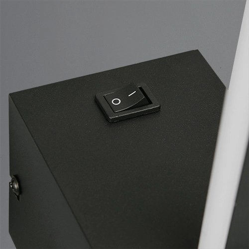 Lampe murale moderne Cassino noir 67,5 cm Trio 4017807683202