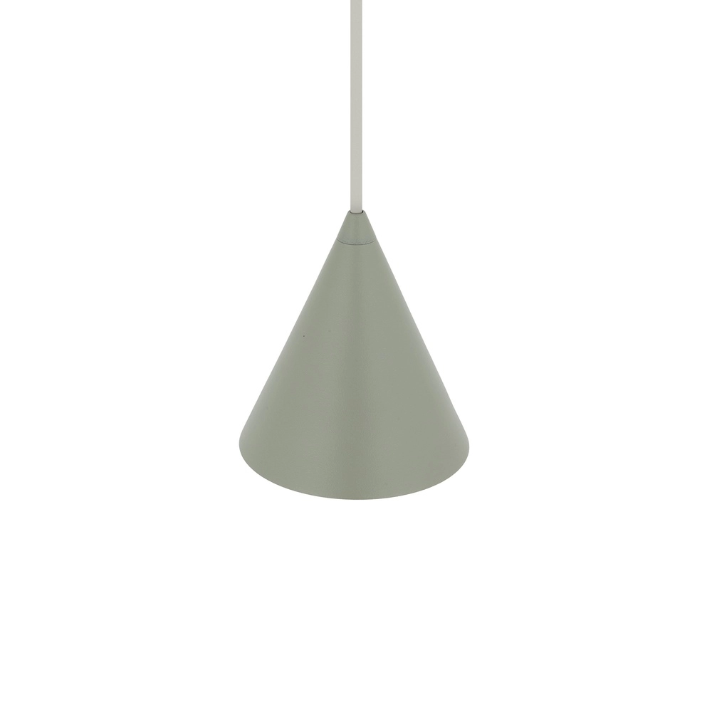 Lampe pendante de conception Zenith vert sauge Ø 11cm Lyora 5903139114929