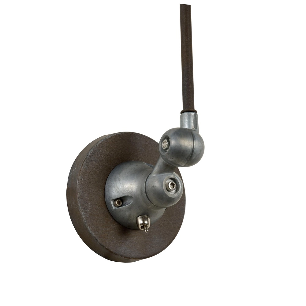 Lampe murale rabattable Honore Classique brun rouille Lucide 5411212450388