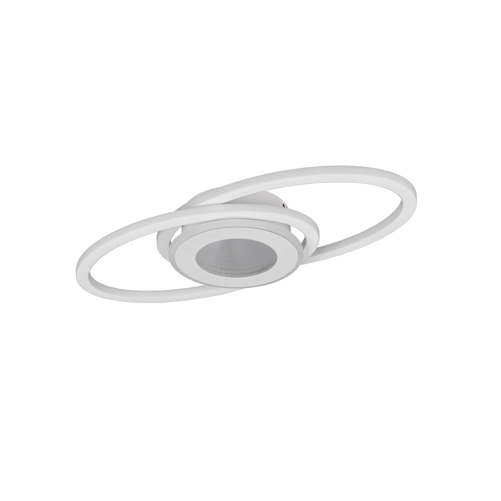 Lampe de plafond à design Deliva Blanc Trio 4017807707793