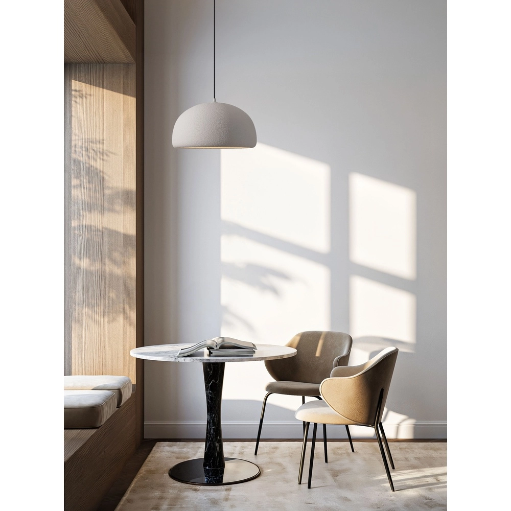 Lampe pendante moderne Davo gris Ø 43cm