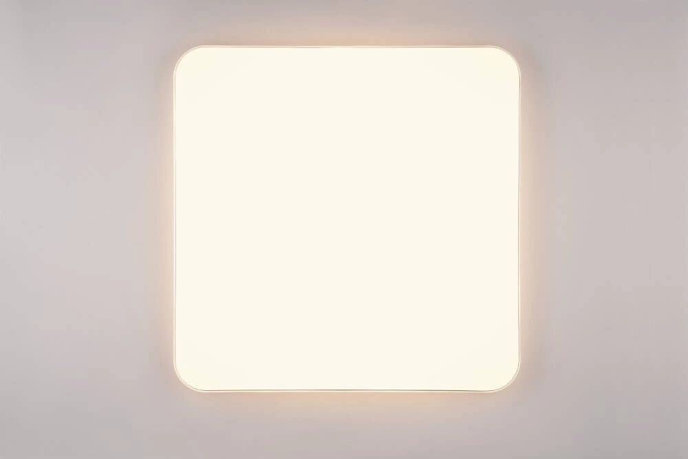 Plafonnier blanc Blanca carré 3000K Trio 4017807575170