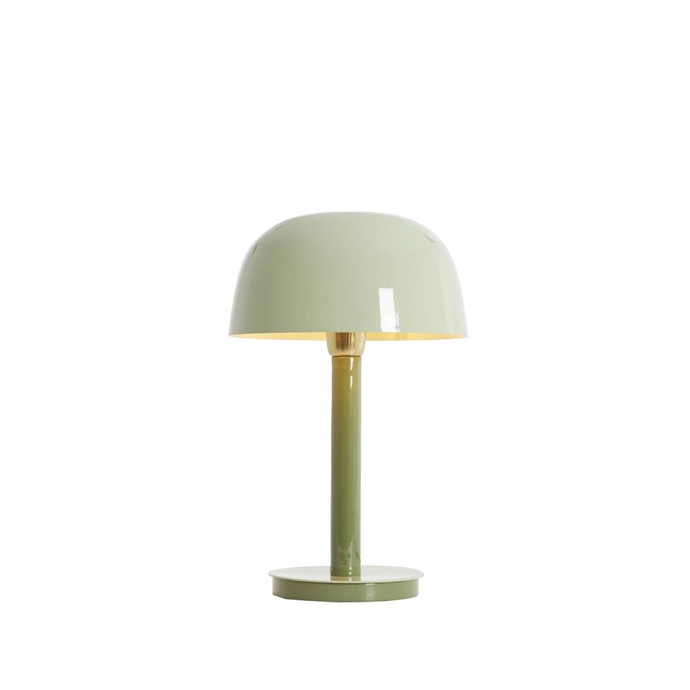 Lampe de bureau Marivet vert brillant - Ø 25cm Light & Living 8717807816216