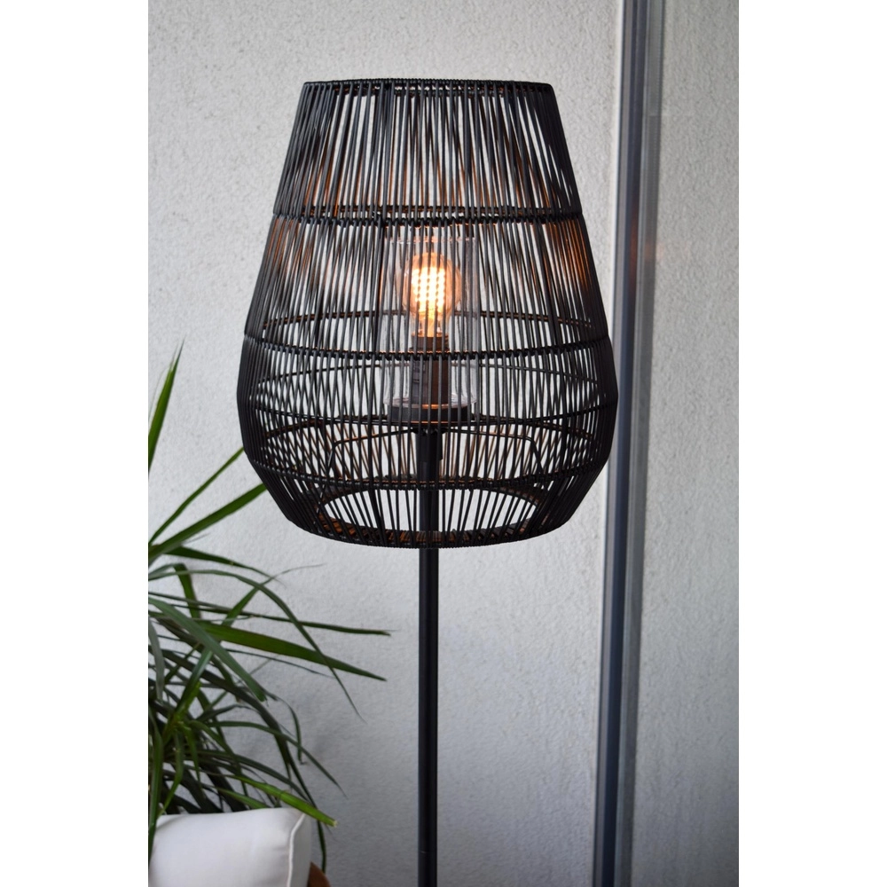 Lampe de pied Nerida IP44 noir - Ø 35cm Lucide 5411212031907