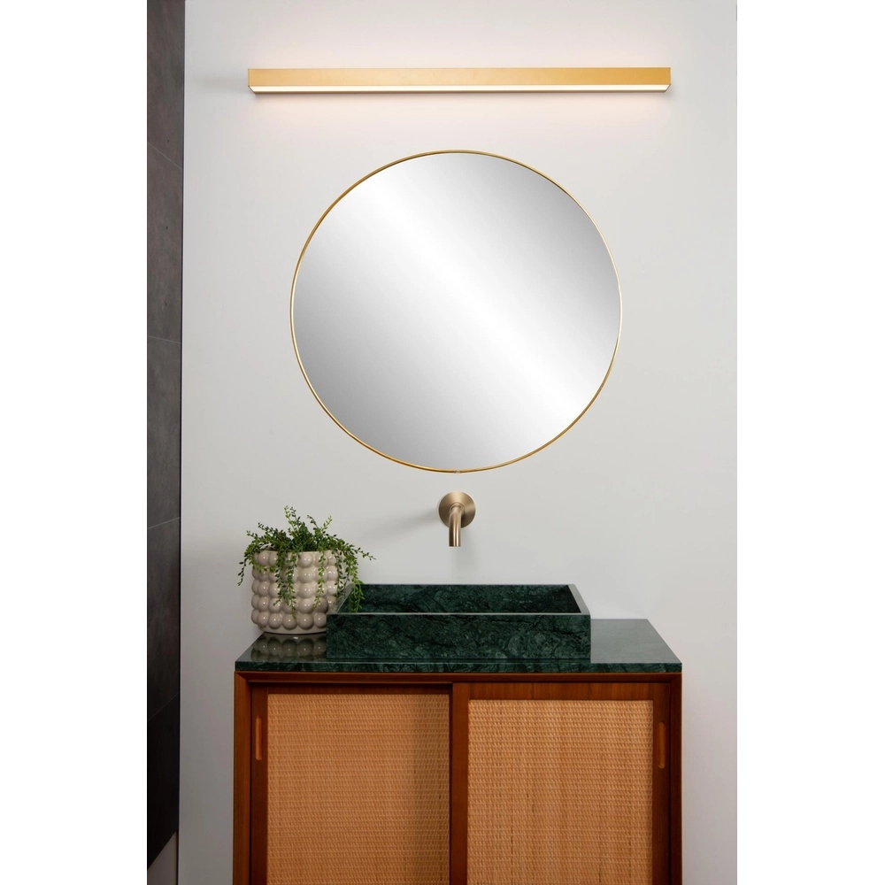 Lampe murale de salle de bain Alexa Or 90 cm - IP44 - 13W Lucide 5411212040534