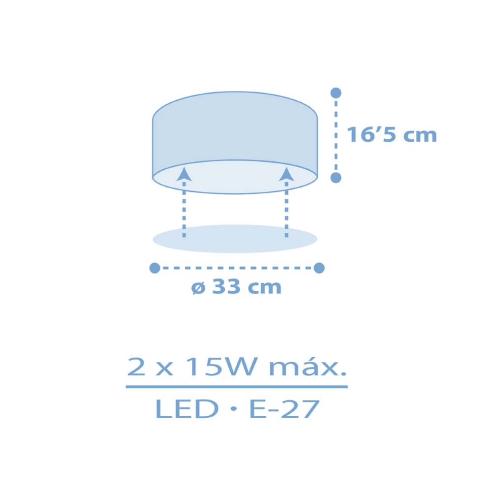 Plafonnier étoile Star light bleu Dalber 8420406001678