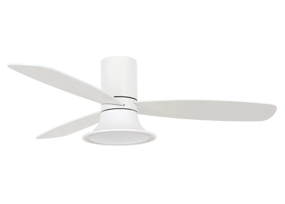 Ventilateur blanc avec lampe Flusso Ø132cm Beacon 9333509151777