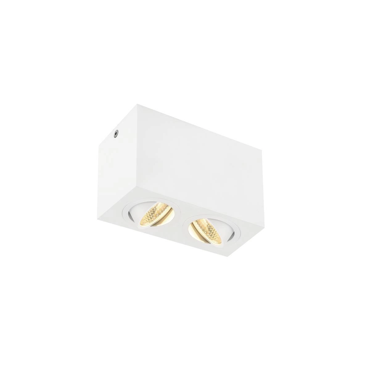 Lampe de plafond Triledo 2 lumières 16cm 3000K blanc