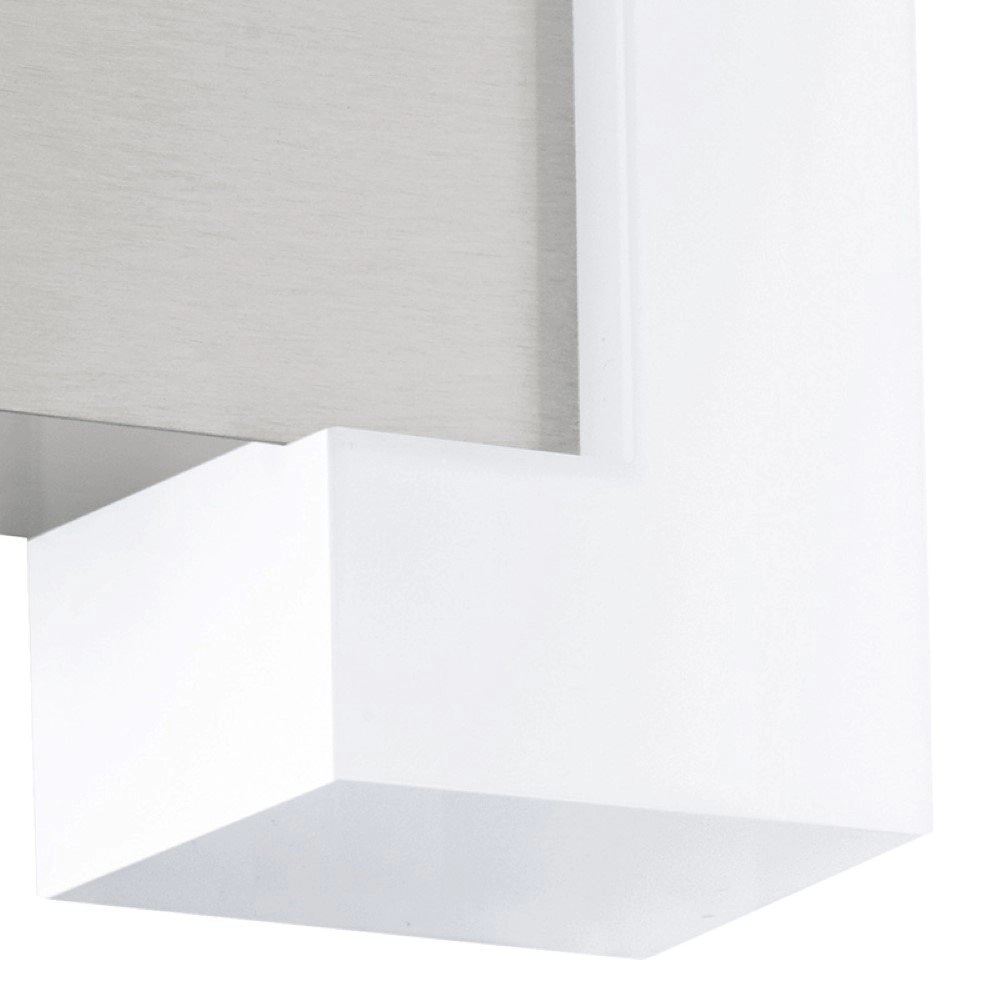 LED Lampe d'extérieur Sitia 18 cm en acier inoxydable avec du blanc Eglo 9002759959876