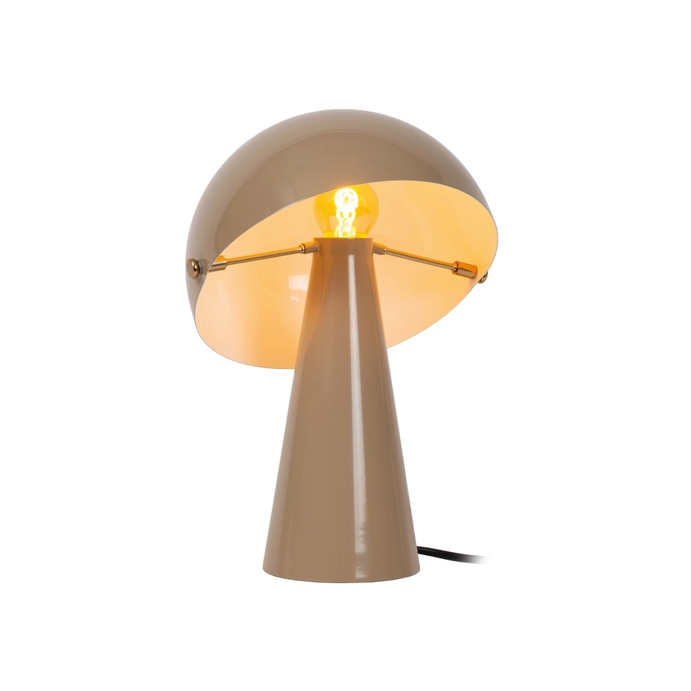 Lampe de table Barone taupe Ø 23 cm