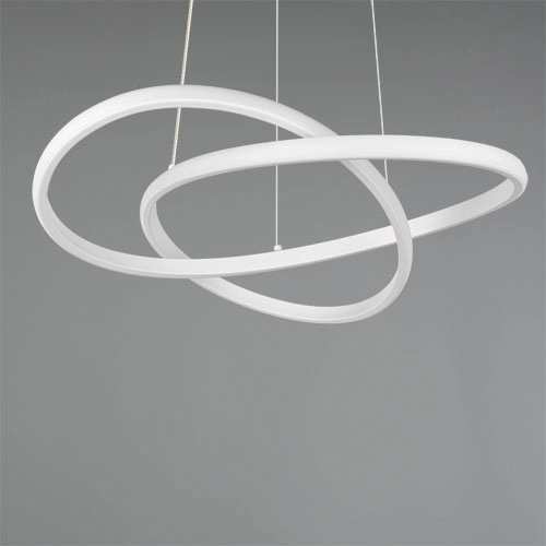 Lampe pendante de conception Mansa Blanc Trio 4017807682151