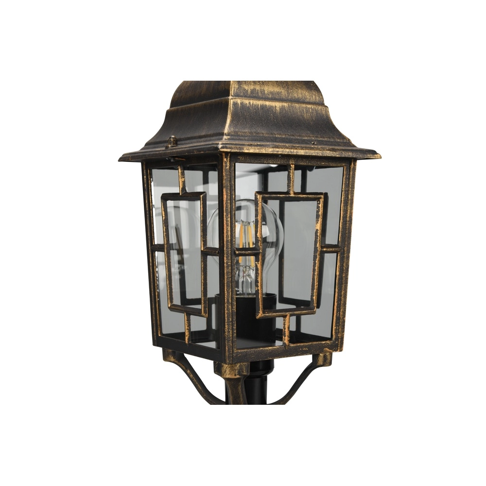 Lampe sur pied Volturno brun antique Trio 4017807543599