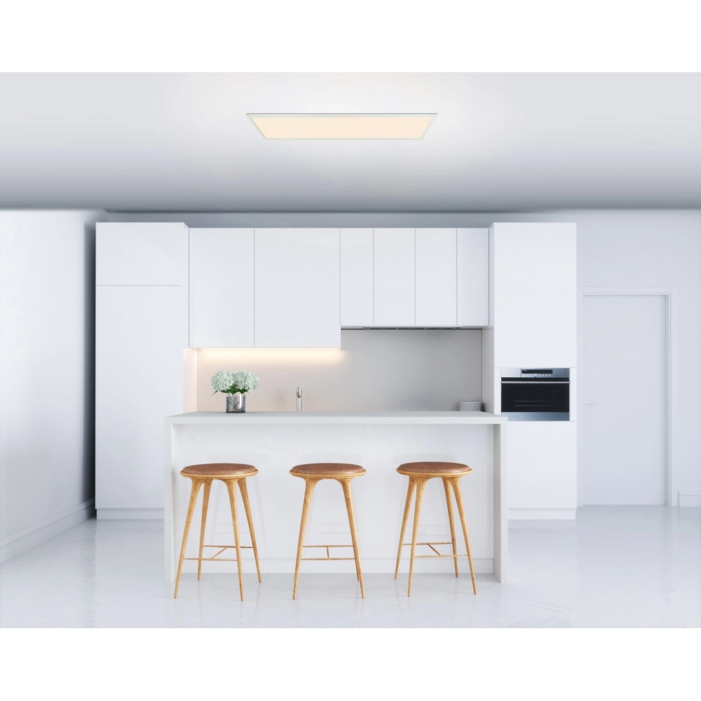 Lampe de plafond Rosi 120 cm de blanc Globo 9007371373680