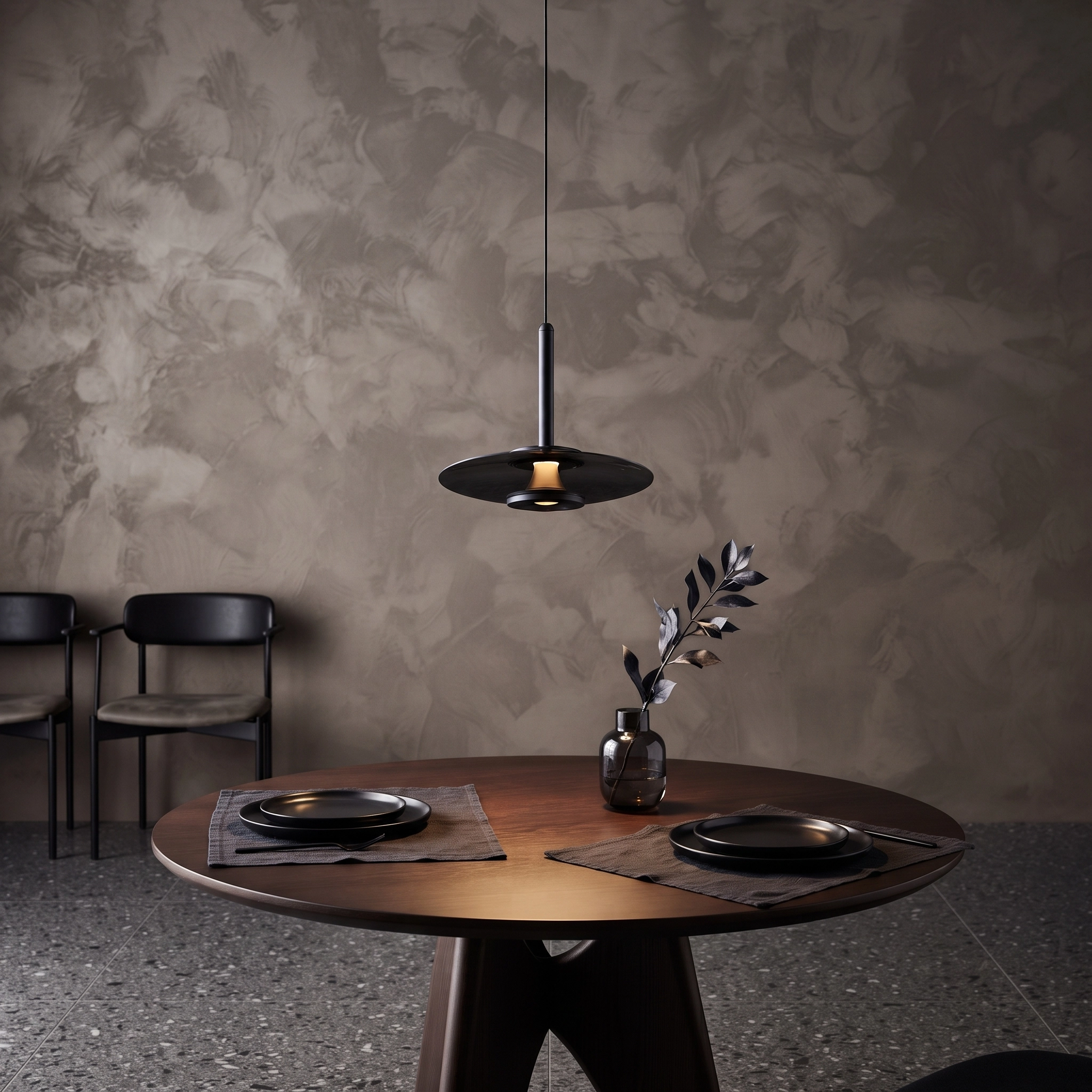 Suspension design Madison noir Ø 22cm