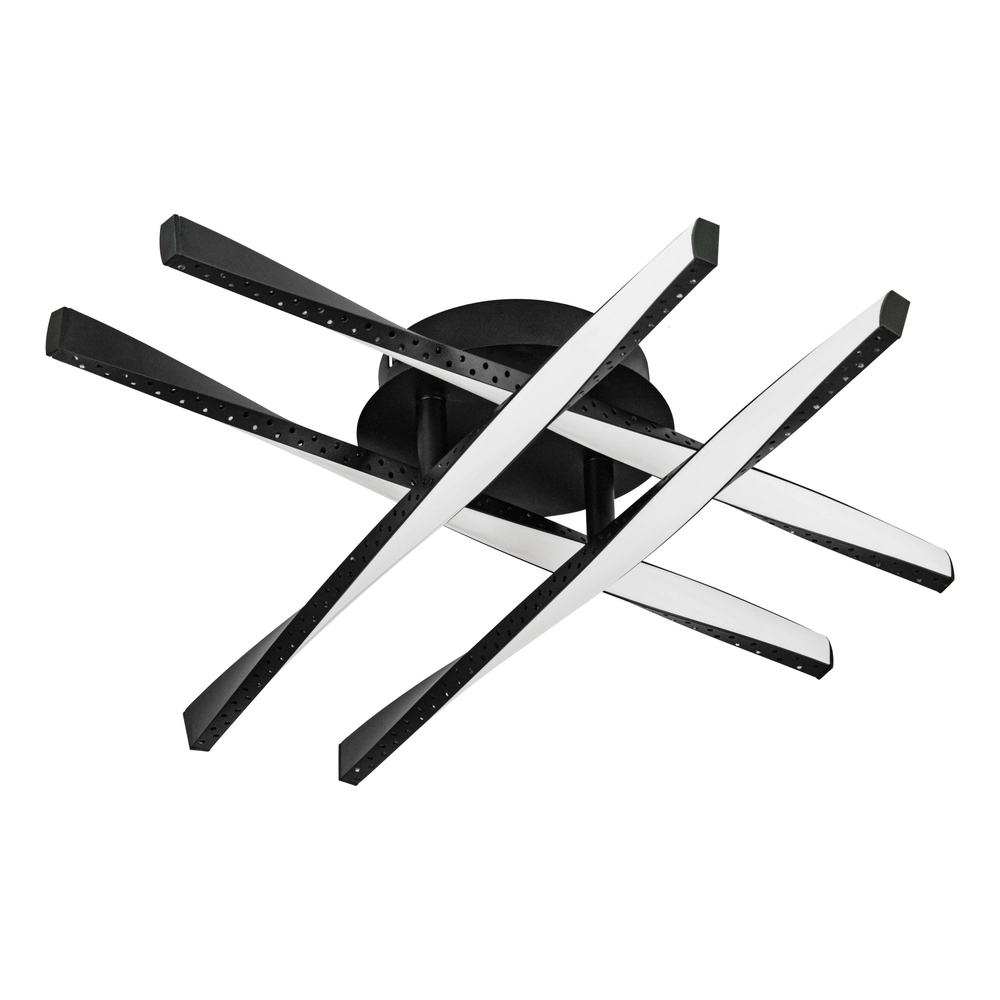 Lampe de plafond à design Adeje Noir