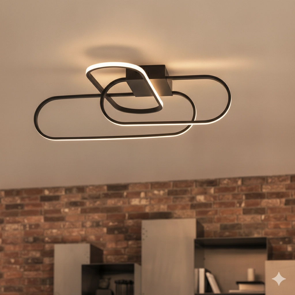 Plafonnier design Arte noir