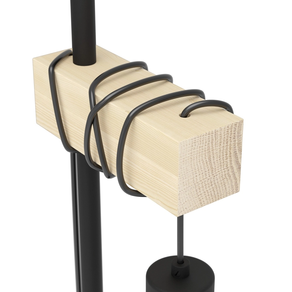 Lampe de table Townshend 5 bois avec interrupteur Eglo 9002759440794