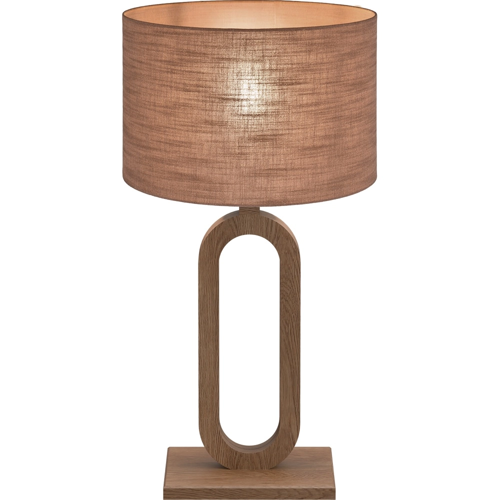 Lampe de table Sino Loop Bois sombre de 54 cm Masterlight