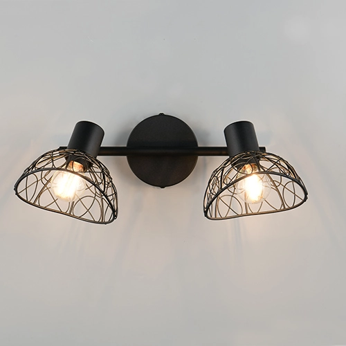 Lampe de plafond Yako Double Noir Trio 4017807670936