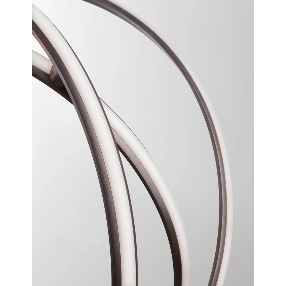 Suspension Pertone S Ø 70cm noir avec lueur violette Lyora 5212017419705