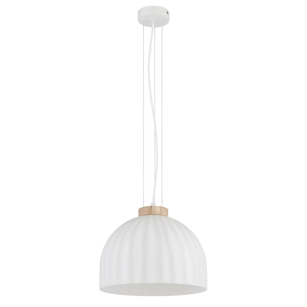 Lampe suspendue Swanson blanc Ø 30cm Globo 9007371589999