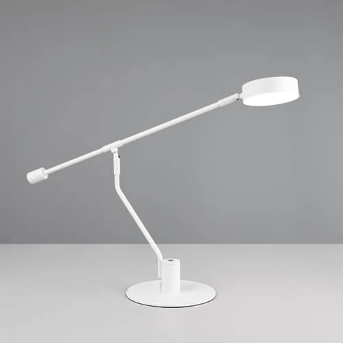 Lampe de bureau LED Manduro blanc Trio 4017807616002
