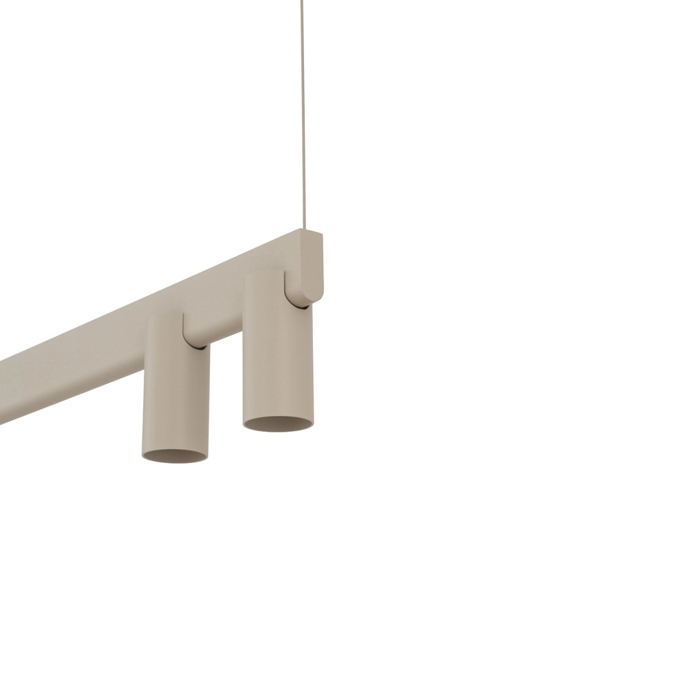 Lampe pendante de conception Fourty Brun sable 7 clairs Lyora 5903139122948