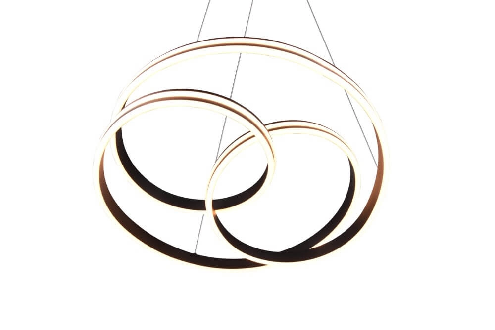 Lampe suspendue Nuria 60 cm noir Trio 4017807505214