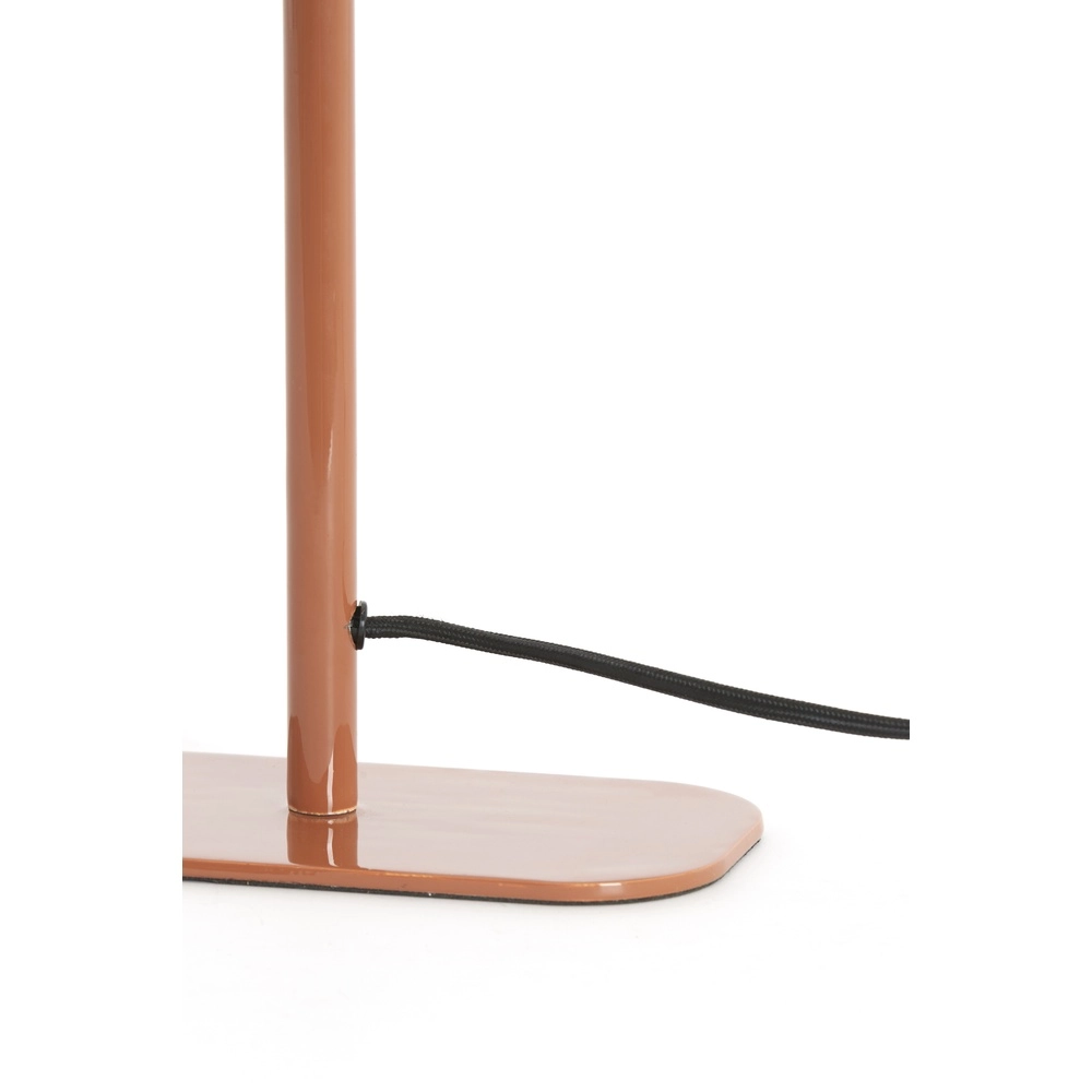 Lampe de chevet Elenie 20x10cm - orange foncé brillant Light & Living 8717807818753