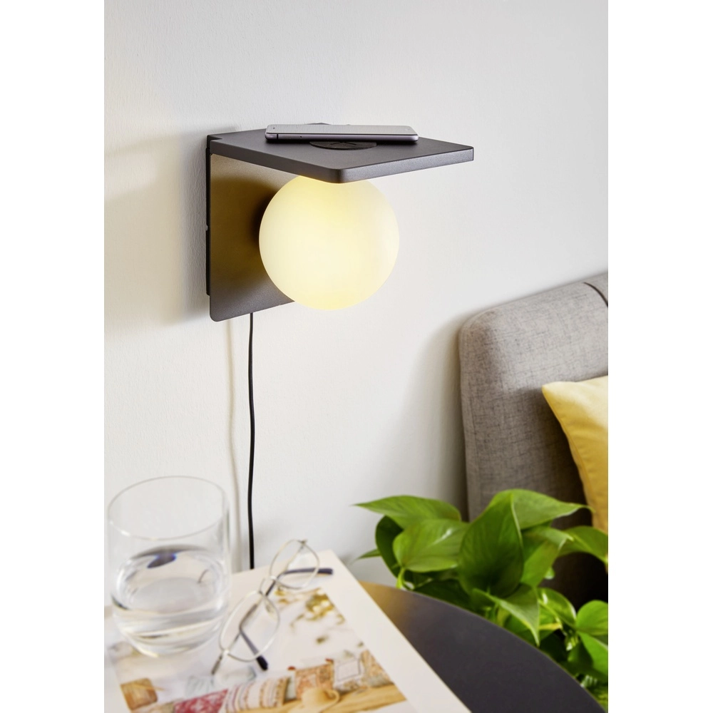 Lampe murale Ciglie Noir Eglo 9002759982652