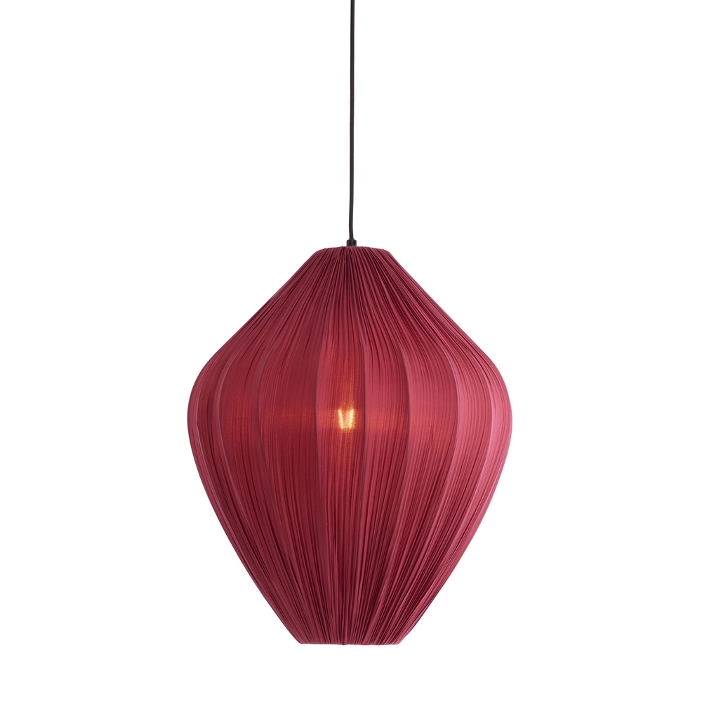 Lampe suspendue Verita Ø 47cm - teinte bordeaux Light & Living 8717807832087