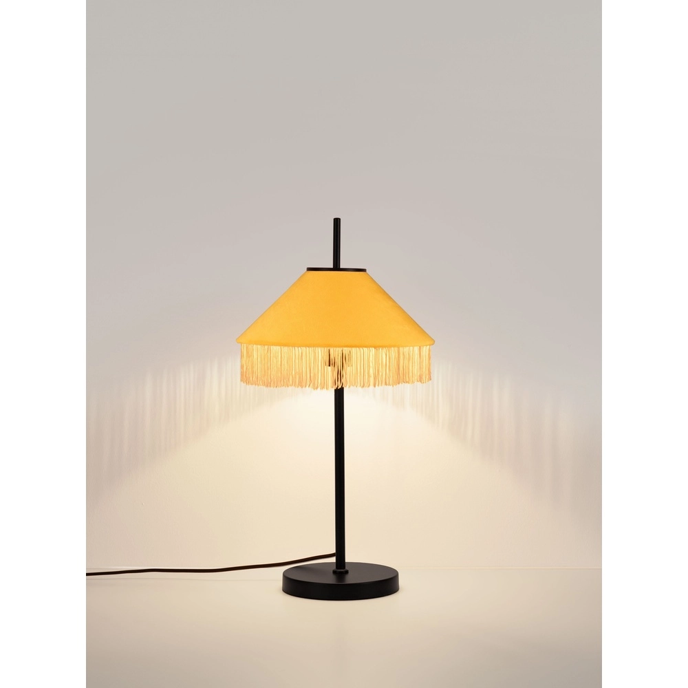 Lampe de table Tiffany Velvy jaune Lyora 5212017493798