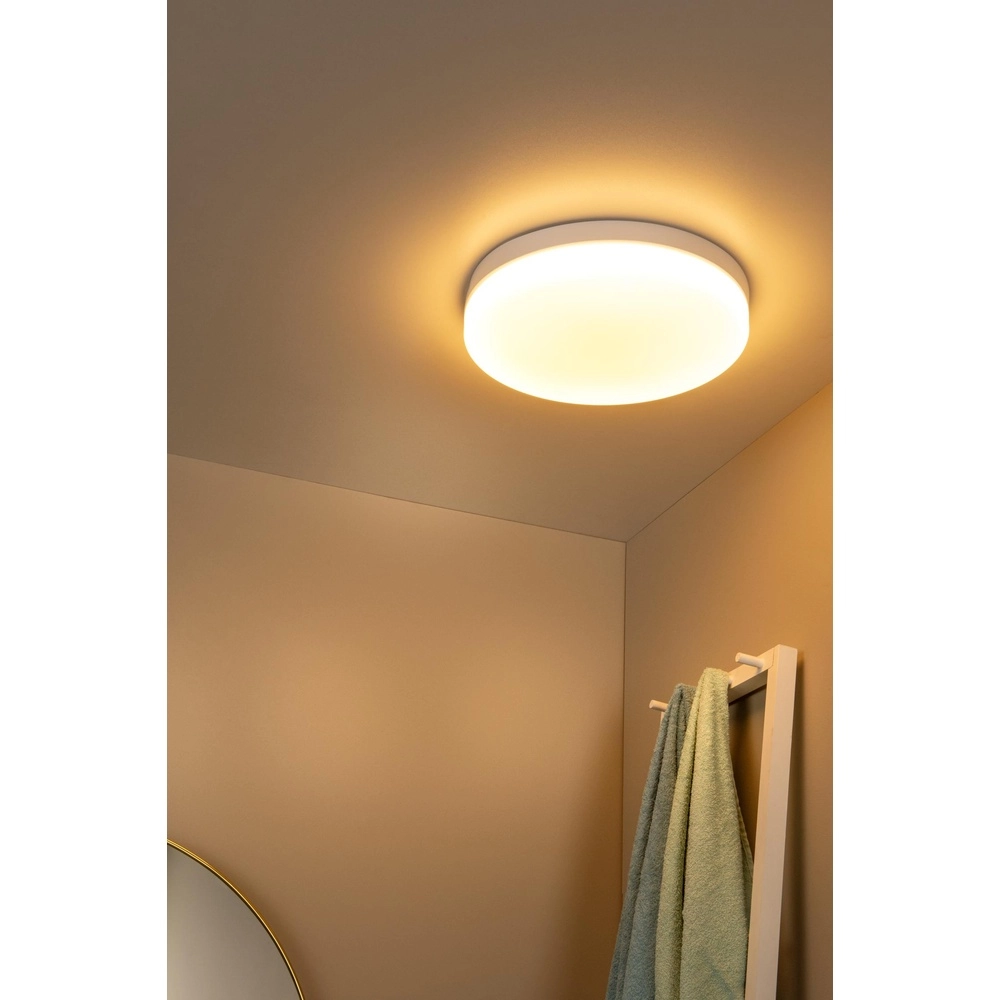 Éclairage de plafond Biskit Ø 40cm - IP44 blanc Lucide 5411212792204