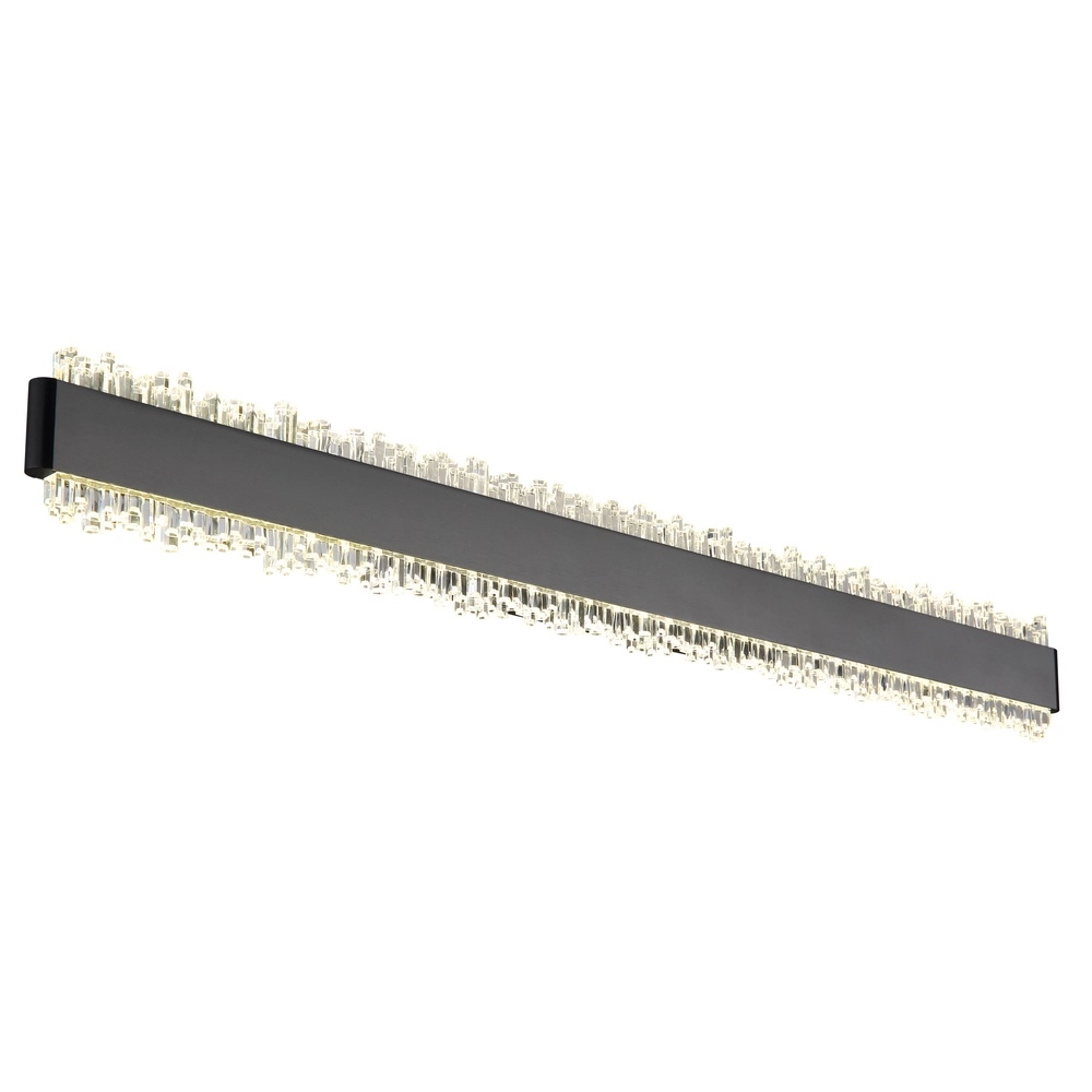 Lampe murale noire Stalagmita 70,5 cm