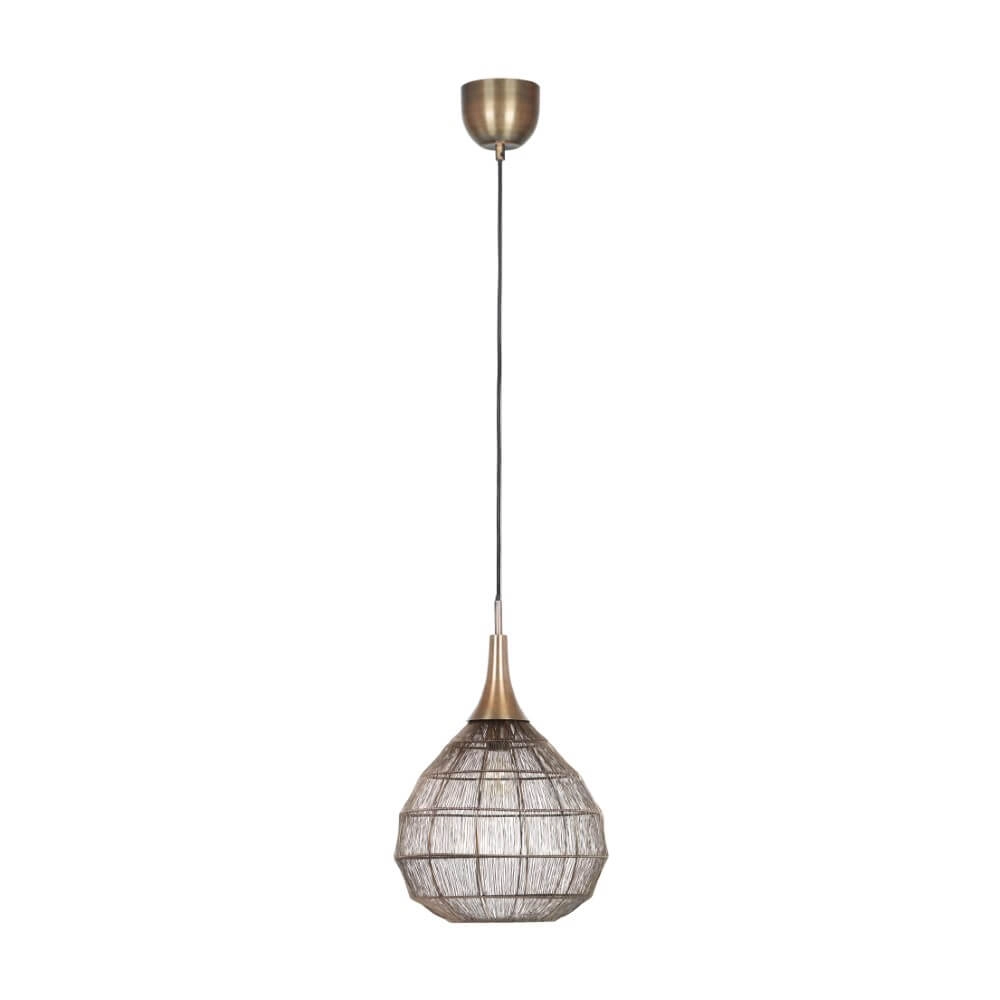 Lampe suspendue ronde Soraya Ø 42cm - bronze Trio 4017807617467