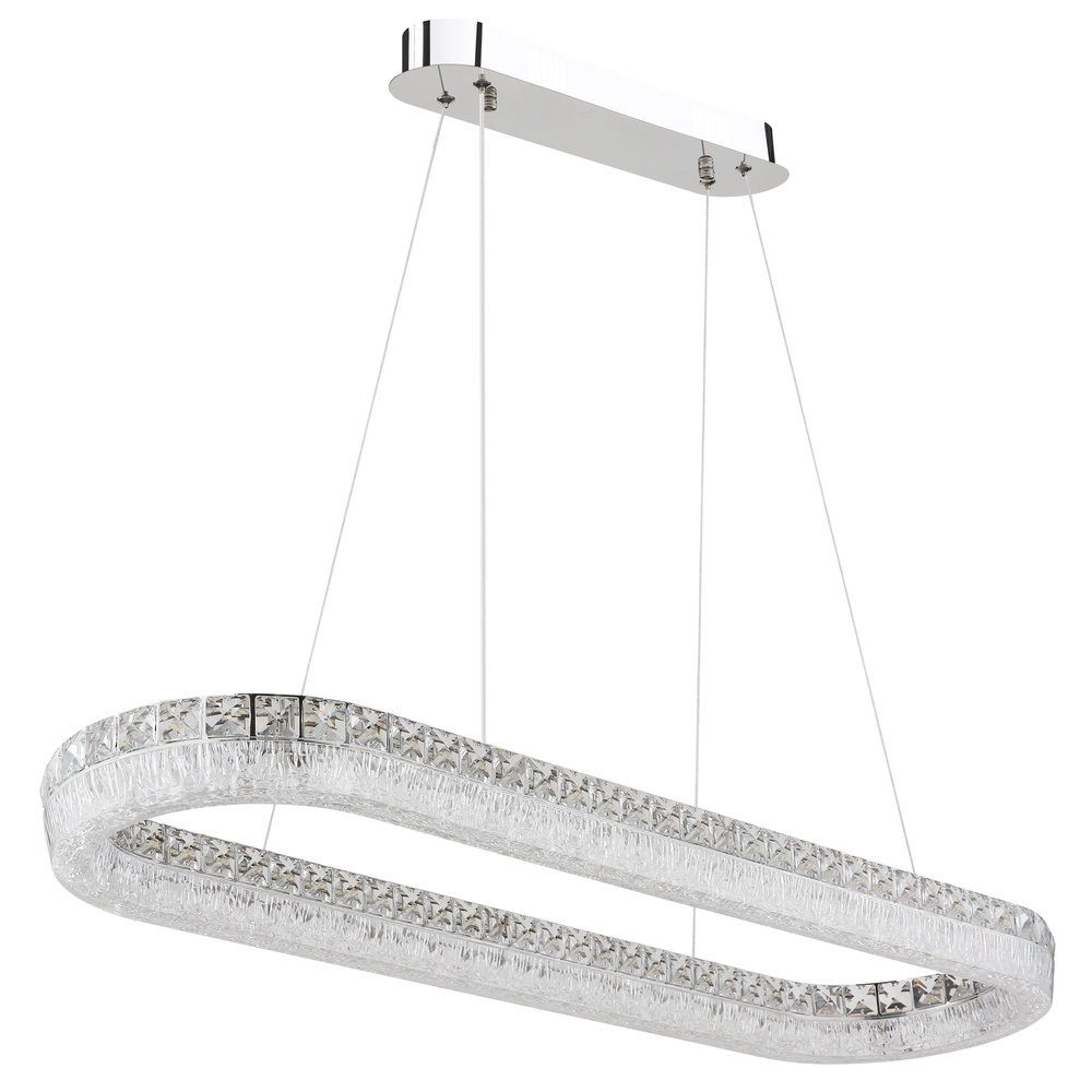 Lampe suspendue Laurel Chrome ovale Globo 9007371572779