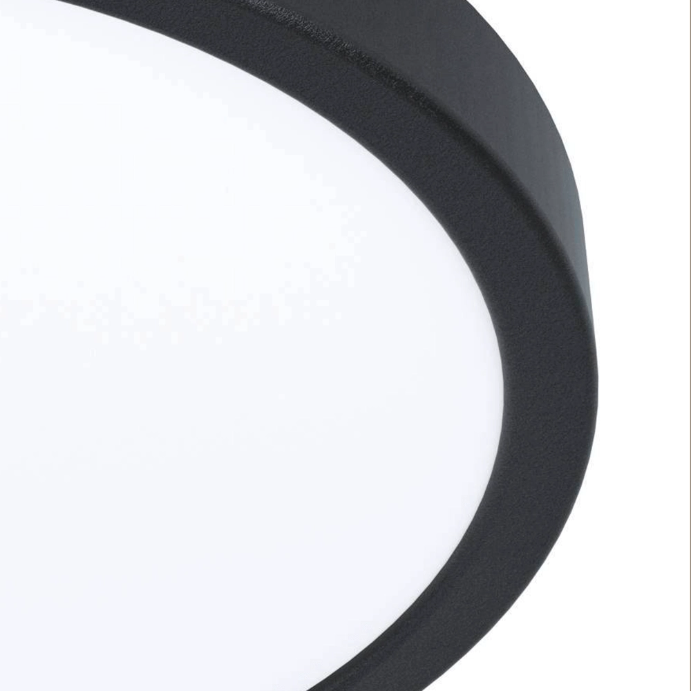 Plafonnier Zigbee Argolis-Z Ø 28,5 cm noir Eglo 9008606232505