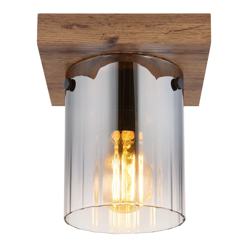 Lampe de plafond Underwood bois Globo 9007371478033