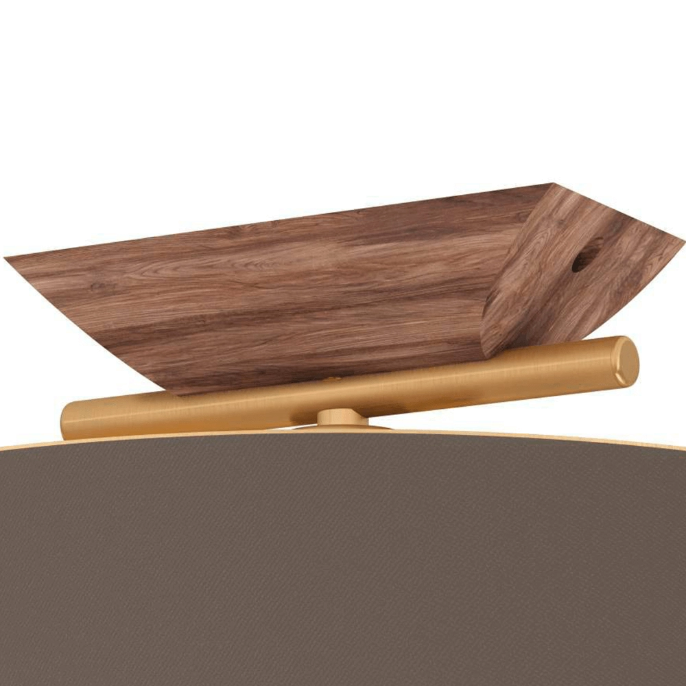 Design ceiling lamp Santandria gold with brown shade Stars of Light 9008606274772