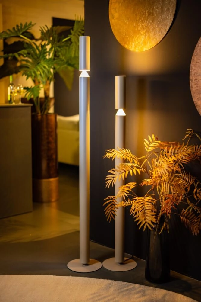 Lampadaire crème Pencil Ø 8 cm ETH 8720195305156