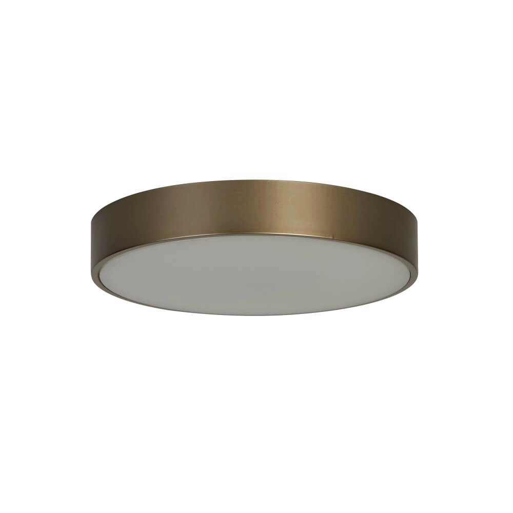 Plafonnier Palma Bronze avec fenêtre blanche Searchlight 5053423273310