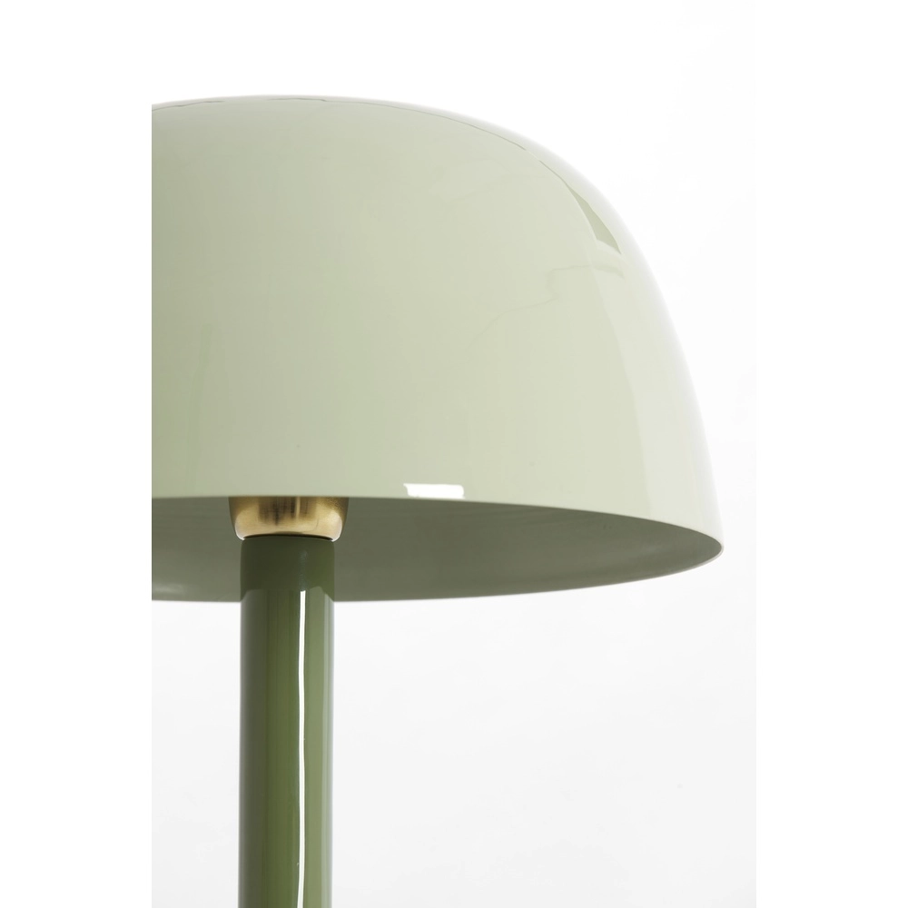 Lampe de bureau Marivet vert brillant - Ø 30cm Light & Living 8717807816230