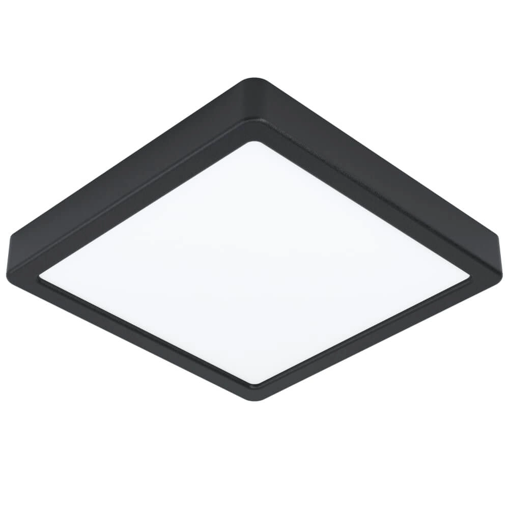 Plafonnier Zigbee Fueva-Z 21x21cm noir