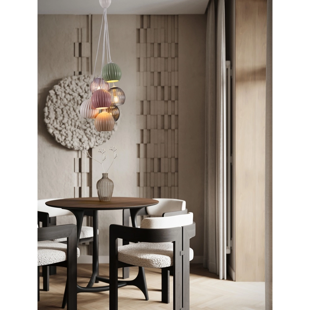 Suspension colorée Meline 7 lumières Lyora 5212017474001