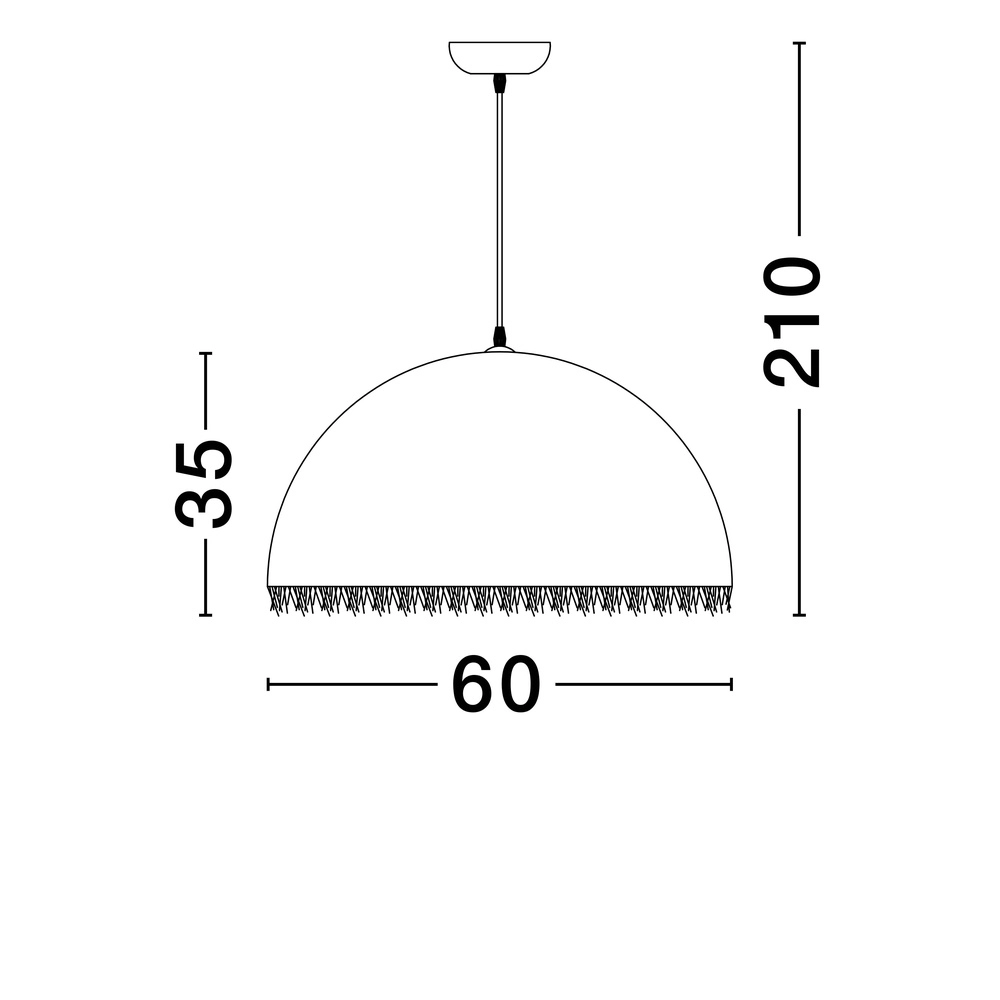 Suspension Lalu Ø 60cm Lyora 5212017468116